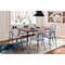 Armen Living Messina and Lucy 7 Piece Rectangular Dining Set SETMSDIGR7D - alternate 7